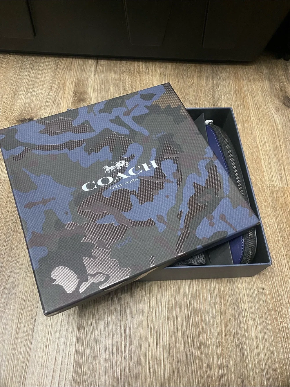 Coach Signature Notebook with Pencil Case